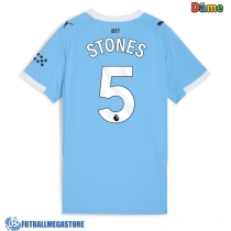 Fotballdrakt Dame Manchester City John Stones #5 Hjemmedrakt 2025-26 Kortermet